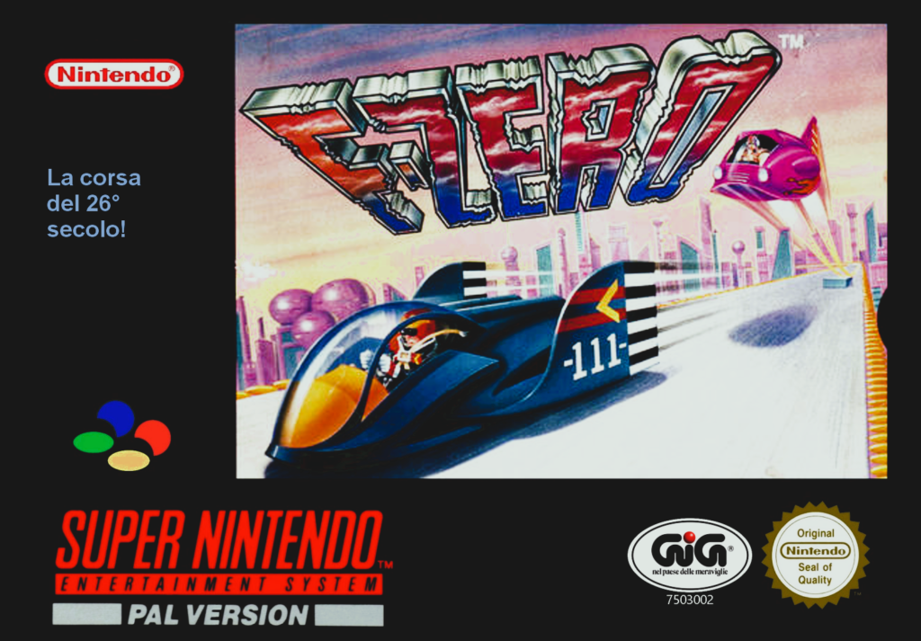 F-Zero SNES Box Art