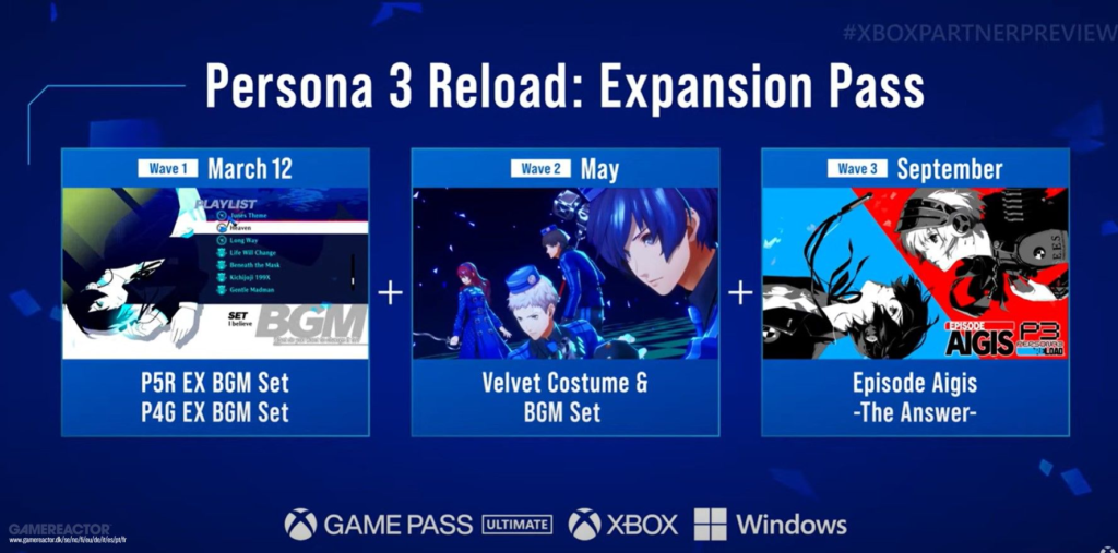 Persona 3 Reload Pass espansione